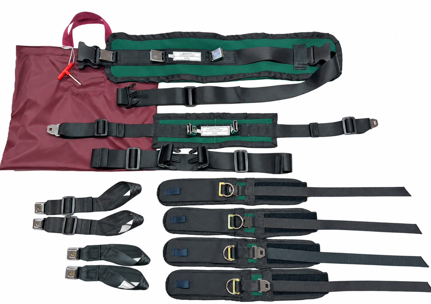 Mechanical Restraint Device Set NSW Components 3 Mechanical Restraint Device Set NSW Components
