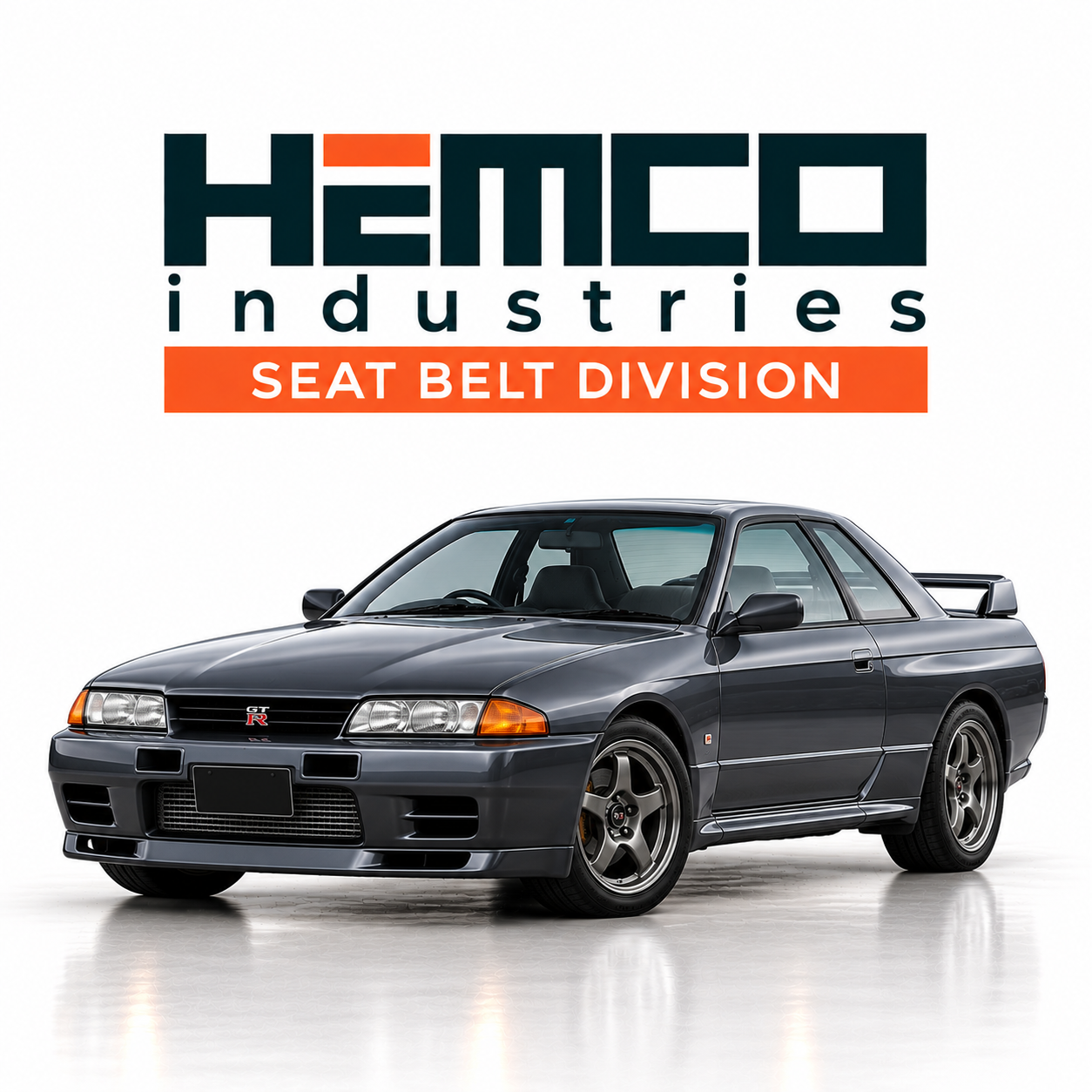 Nissan R32 Skyline Sedan Front Seatbelts Set 13 Nissan R32 Skyline Sedan Front Seatbelts Set