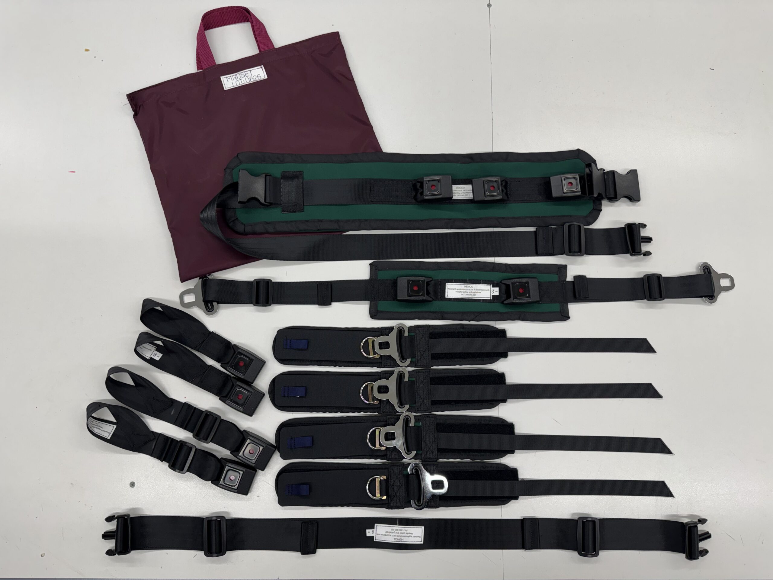 Adolescent Mechanical Restraint Device Safety Set 1 Adolescent Mechanical Restraint Device Safety Set