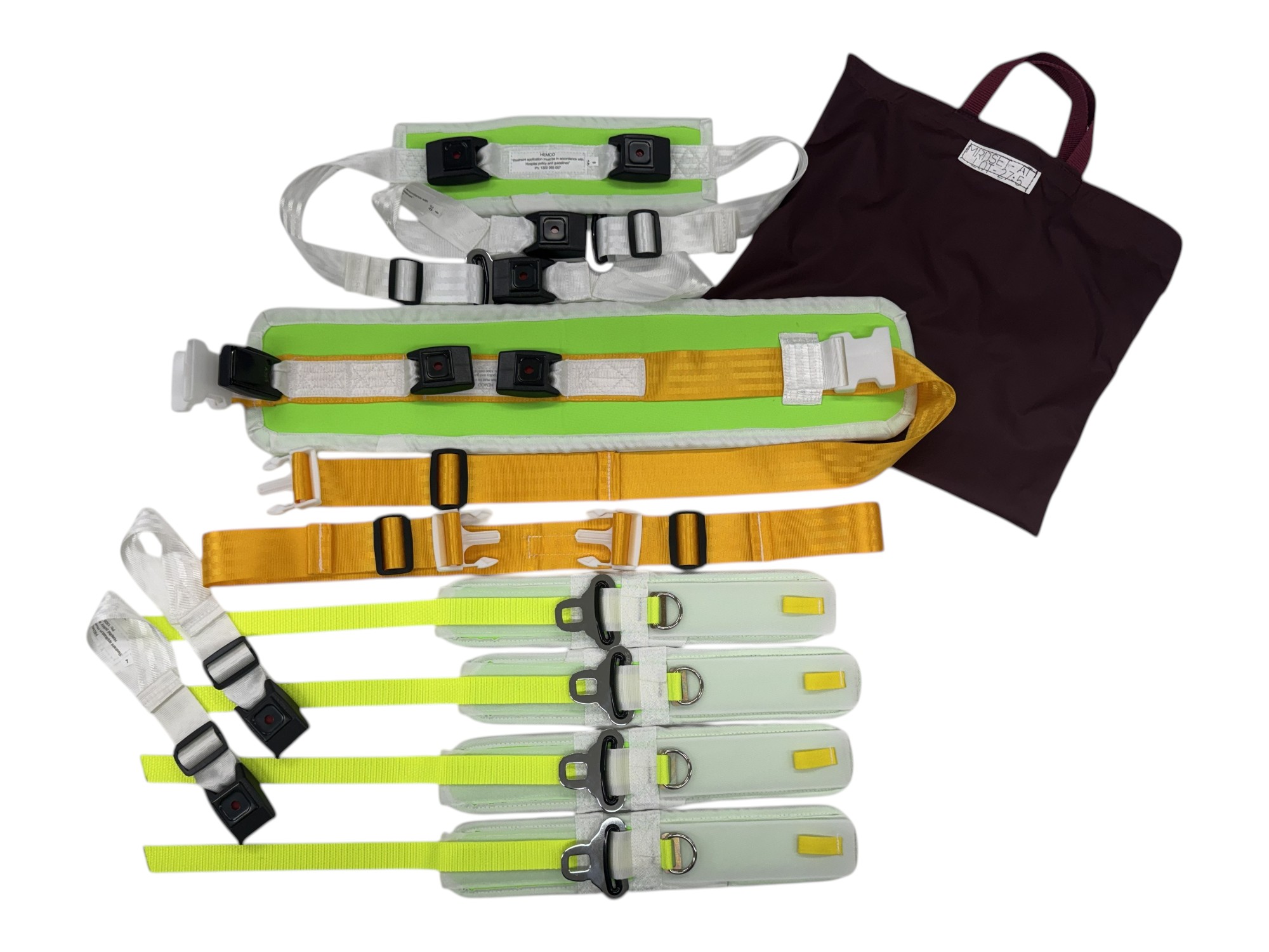 Mechanical Restraint Device Set Ambulance Tasmania Components 3 Mechanical Restraint Device Set Ambulance Tasmania Components