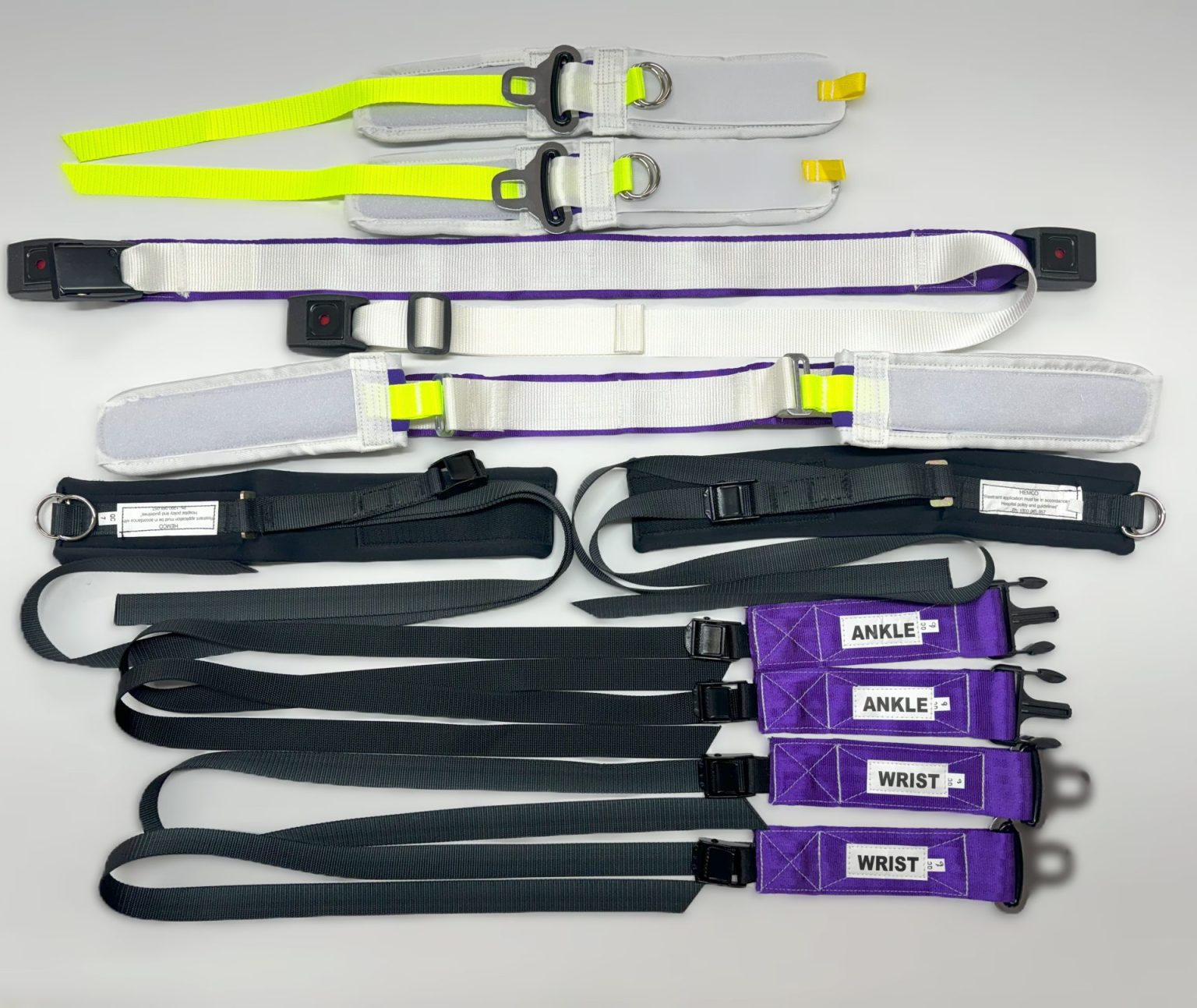 Mercy Health Safety Restraint Kit Hospital Ward - Hemco Industries