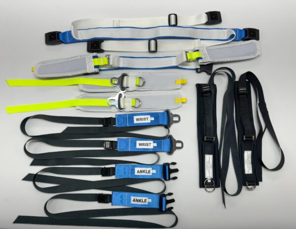 Mercy Health restraint set on a white background