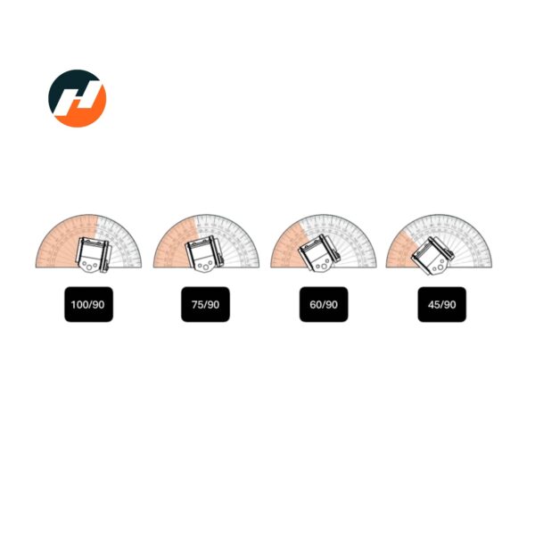 79/90° On Pillar Retractable 3 Point Lap Sash Seatbelt - Image 4